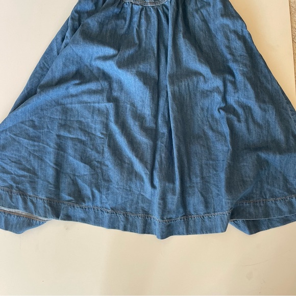 REFORMATION Ellison Denim Midi Dress 6 - Picture 12 of 13